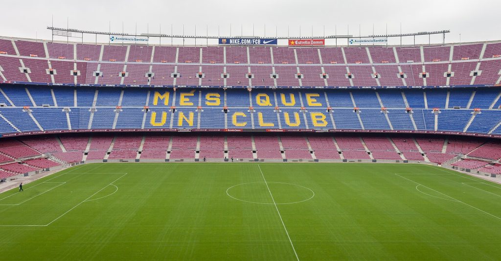 صورة ملعب كامب نو في برشلونة